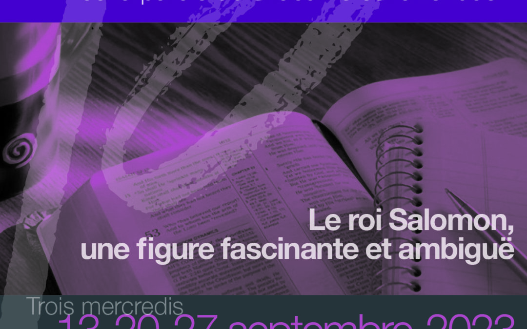 Le jugement de Salomon, un itinéraire de la parole